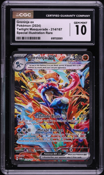 2024 Pokemon SV Black Star Promo Special Illustration Greninja ex