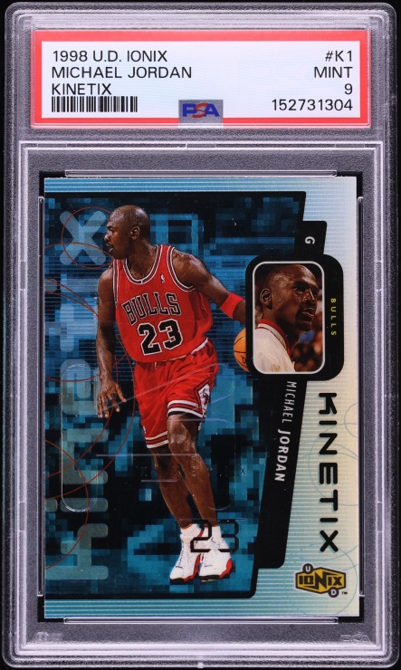 1998 Upper Deck Ionix Kinetix Michael Jordan #K1 PSA 9 MINT