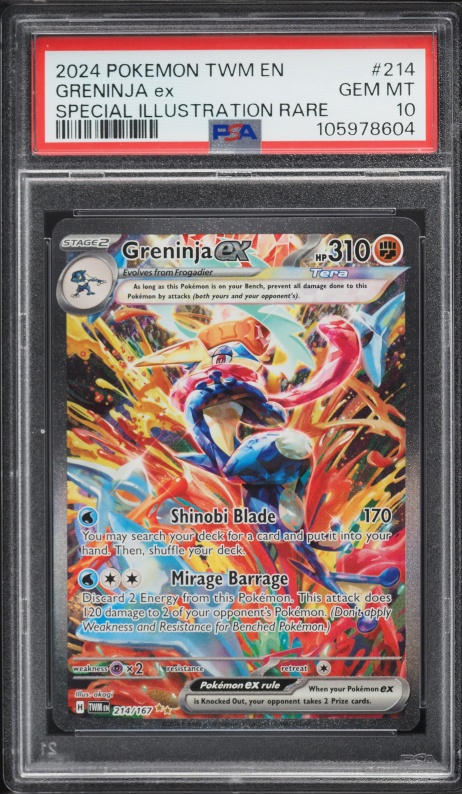 2024 PSA10 Greninja ex SVP EN 132 英語版 2024 Pokemon SV Black Star Promo Special Illustration Greninja ex