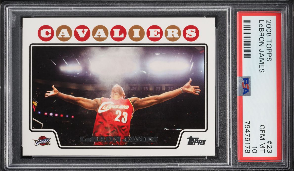 2008 Topps Basketball LeBron James #23 PSA 10 GEM MINT