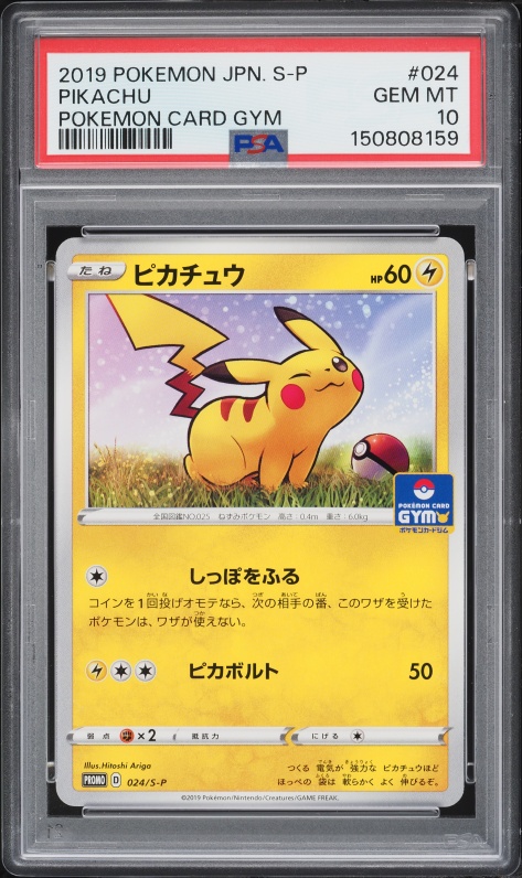 2024 Pokemon Japanese Scarlet & Violet Promo Gym Event Pikachu