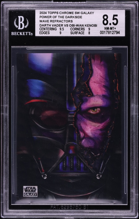2024 Topps Chrome Star Wars Galaxy Power of the Darkside Aqua