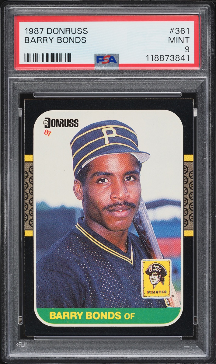 1987 Donruss Barry Bonds ROOKIE #361 PSA 9 MINT