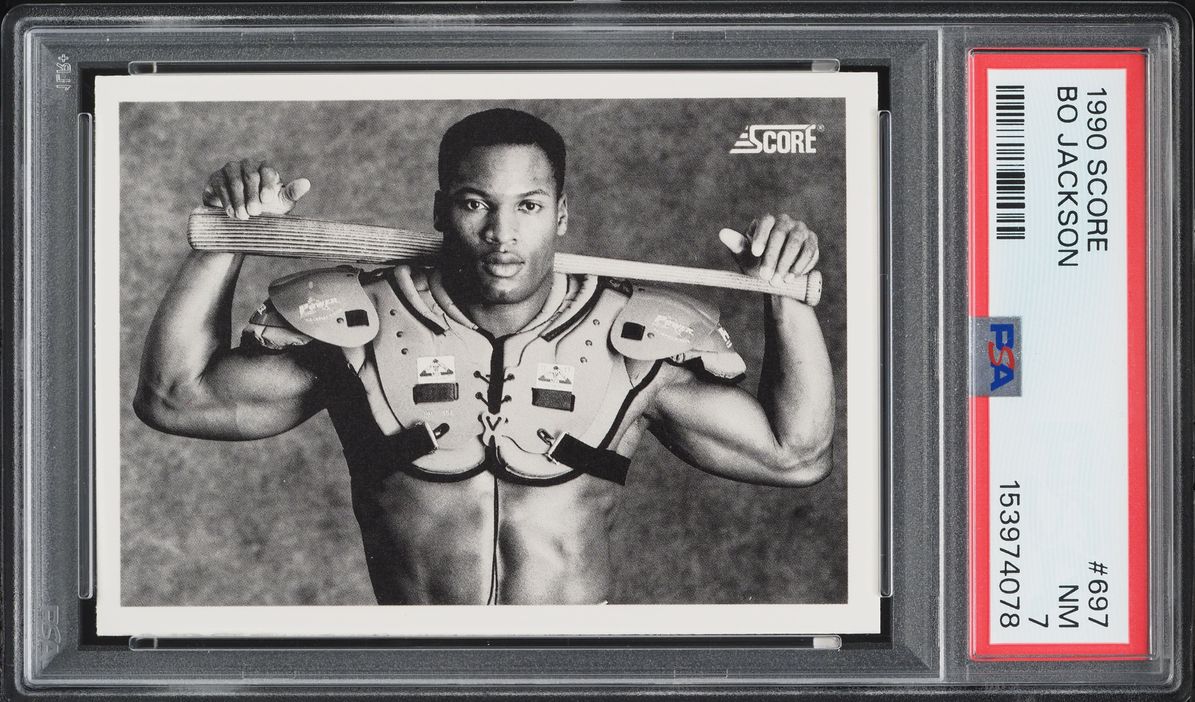 1990 Score Bo Jackson #697 PSA 7 NRMT