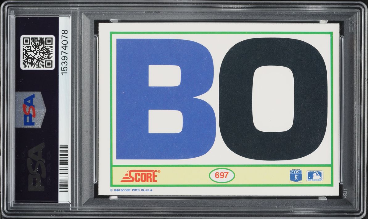 1990 Score Bo Jackson #697 PSA 7 NRMT