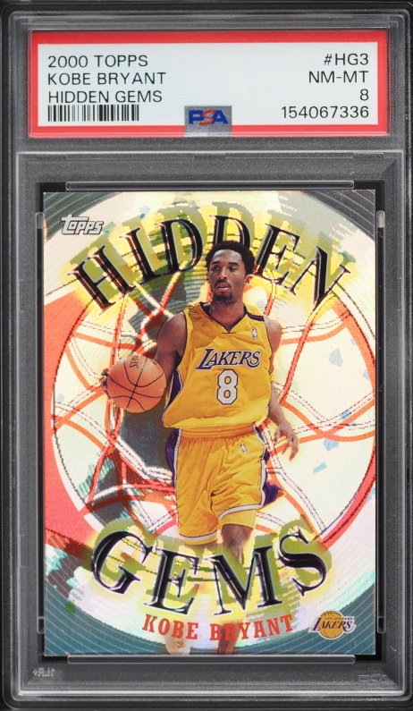 2000 Topps Gold Label Jam Artists Kobe Bryant #JA8 PSA 8 NM-MT on