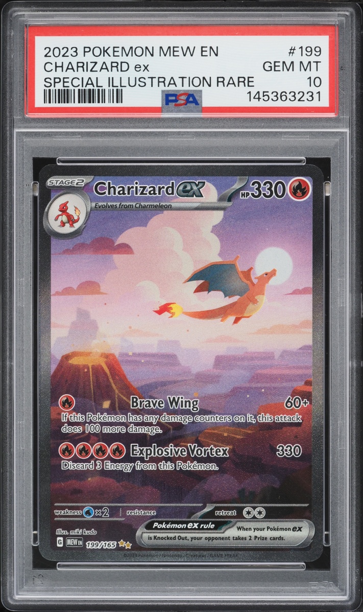 2023 Pokemon Scarlet & Violet 151 SIR Charizard ex #199 PSA 10 GEM MINT