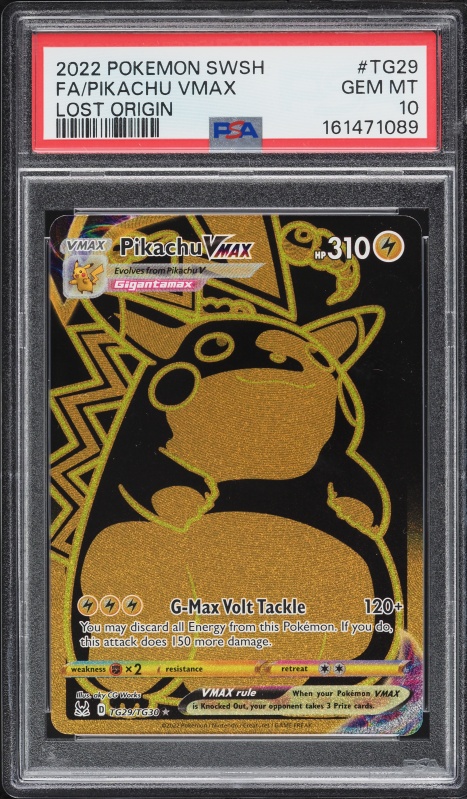 2022 Pokemon Japanese SWSH Promo CoroCoro Pikachu VMAX #265 PSA 10