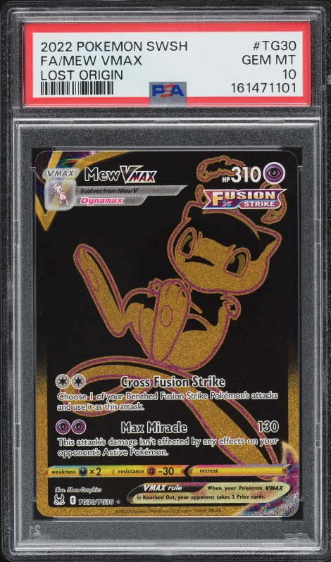 2022 Pokemon Japanese Sword & Shield VSTAR Universe Mew VMAX #54