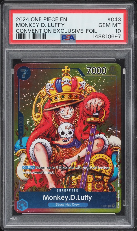 2024 One Piece Japanese Promo Mos Burger Monkey D. Luffy #P-080