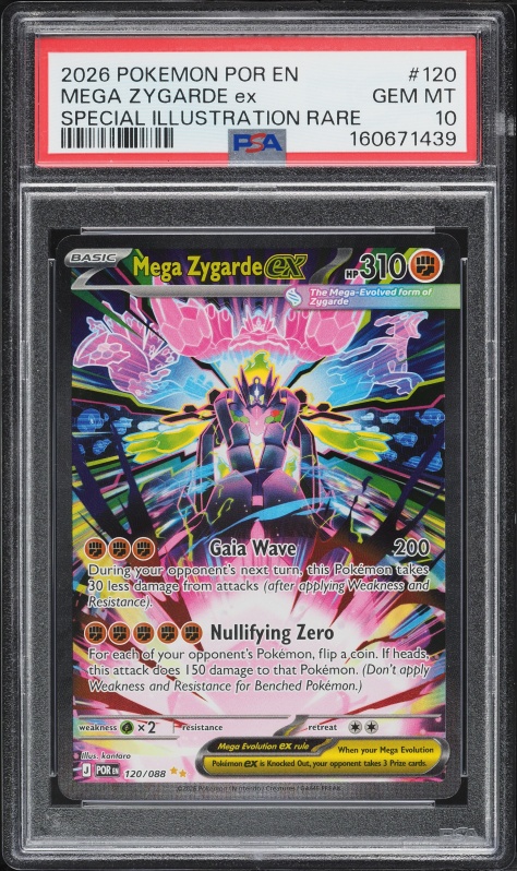2026 Pokemon Japanese M3-Nullifying Zero SAR Mega Zygarde Ex #113