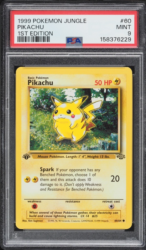1999 Pokemon Base Set Promo Australia Poketour Pikachu #58 PSA 10