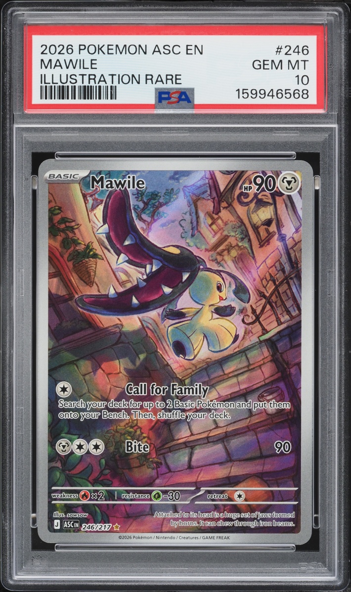 2026 Pokemon Mega Evolution Ascended Heroes IR Mawile #246 PSA 10 GEM MINT