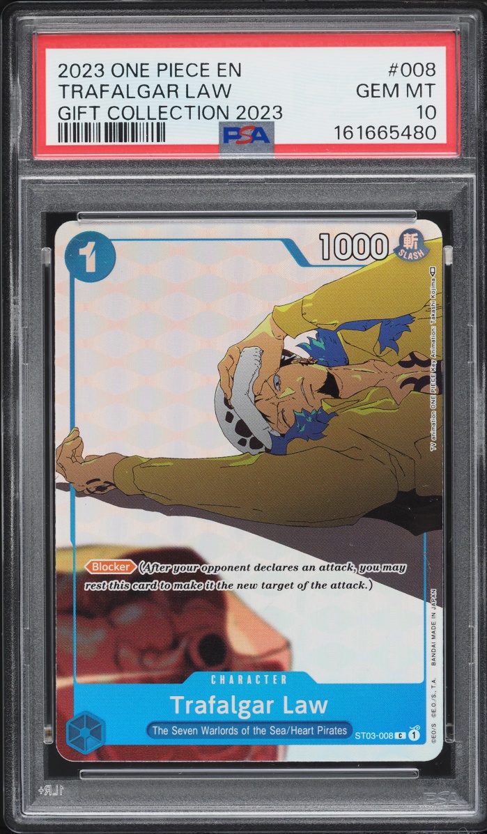 2023 One Piece Gift Collection '23 Alt Art Trafalgar Law #ST03-008 PSA 10 GEM MINT