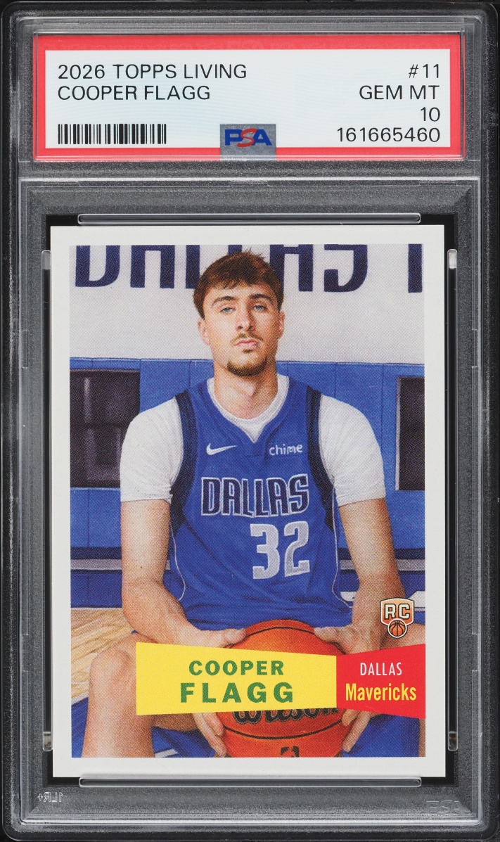 2026 Topps Living Cooper Flagg ROOKIE #11 PSA 10 GEM MINT