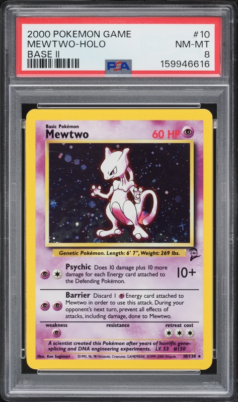 1996 mewtwo pokemon card - ex 058/182 - Paradox Rift - Tera Double Rare 1996 Pokemon Japanese Base Set