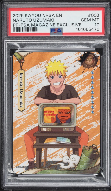 M*r様 Naruto Kayou Limited Promotional Ca 2025 Kayou Naruto Promo PSA Magazine Naruto Uzumaki #NRSA-PR-003