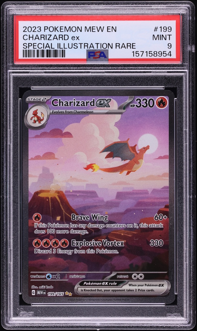 2023 Pokemon Scarlet & Violet 151 SIR Charizard Ex #199 PSA 9 MINT