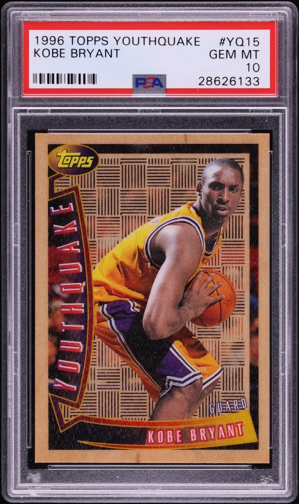 1996 Topps Chrome Kobe Bryant ROOKIE #138 PSA 9 MINT on Fanatics