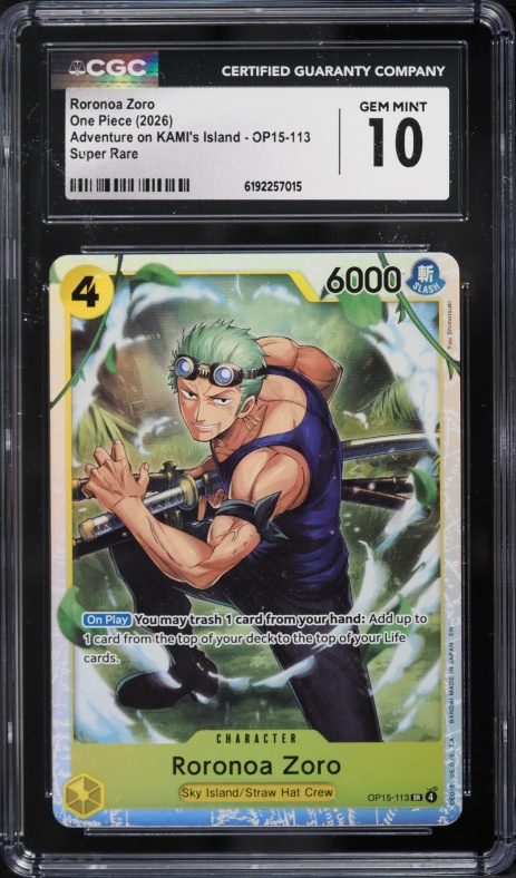 2025 One Piece Promo Winner Pack Volume 3 Roronoa Zoro #EB02-019