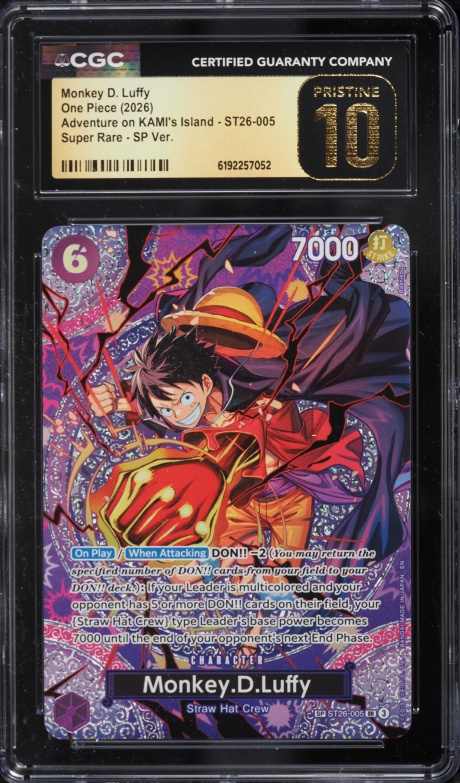 2026 One Piece Japanese Egghead Crisis SEC Monkey D. Luffy #EB04