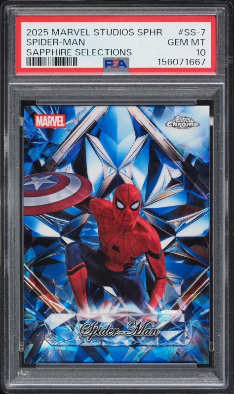 2025 Topps Chrome Marvel Clawed Superfractor Spider-Man 1/1 #101