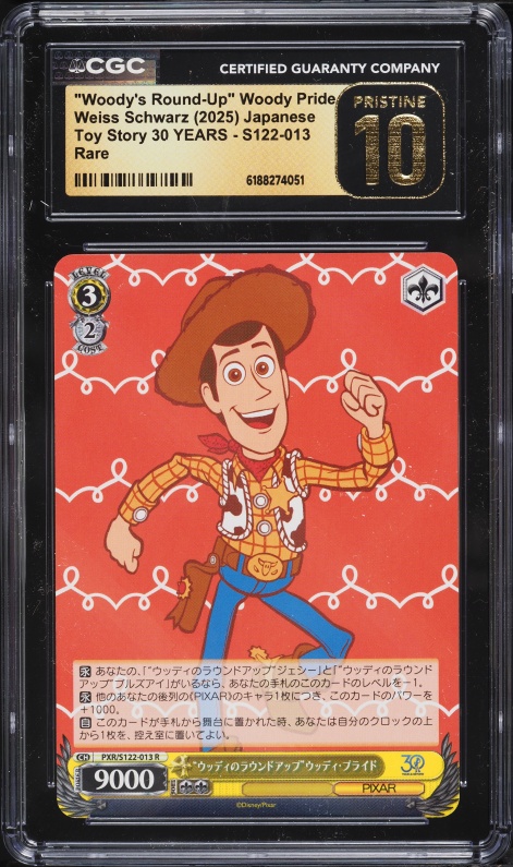 2025 Topps Chrome Disney Woody #89 CGC 7.5 NRMT+ on Fanatics Collect
