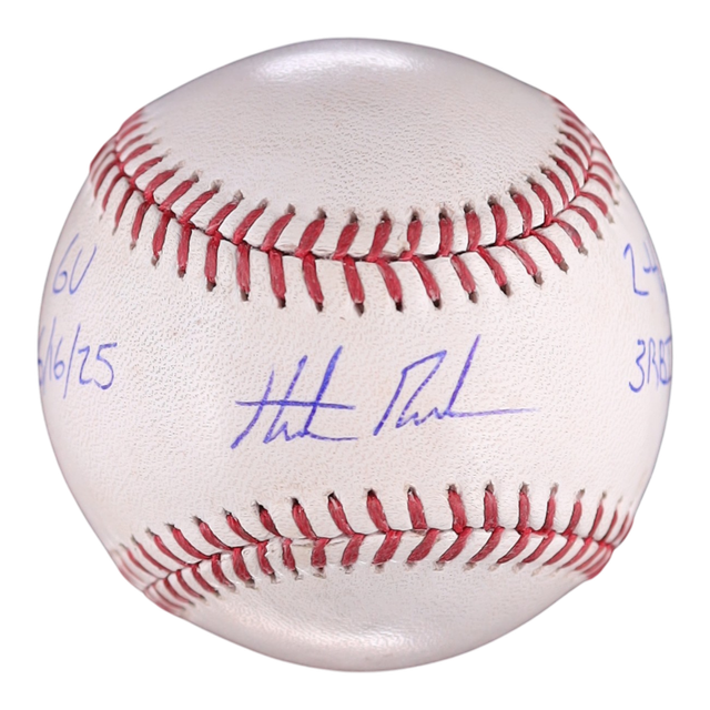 Steven Kwan Signed Autographed Game Used Baseball w/ Inscription