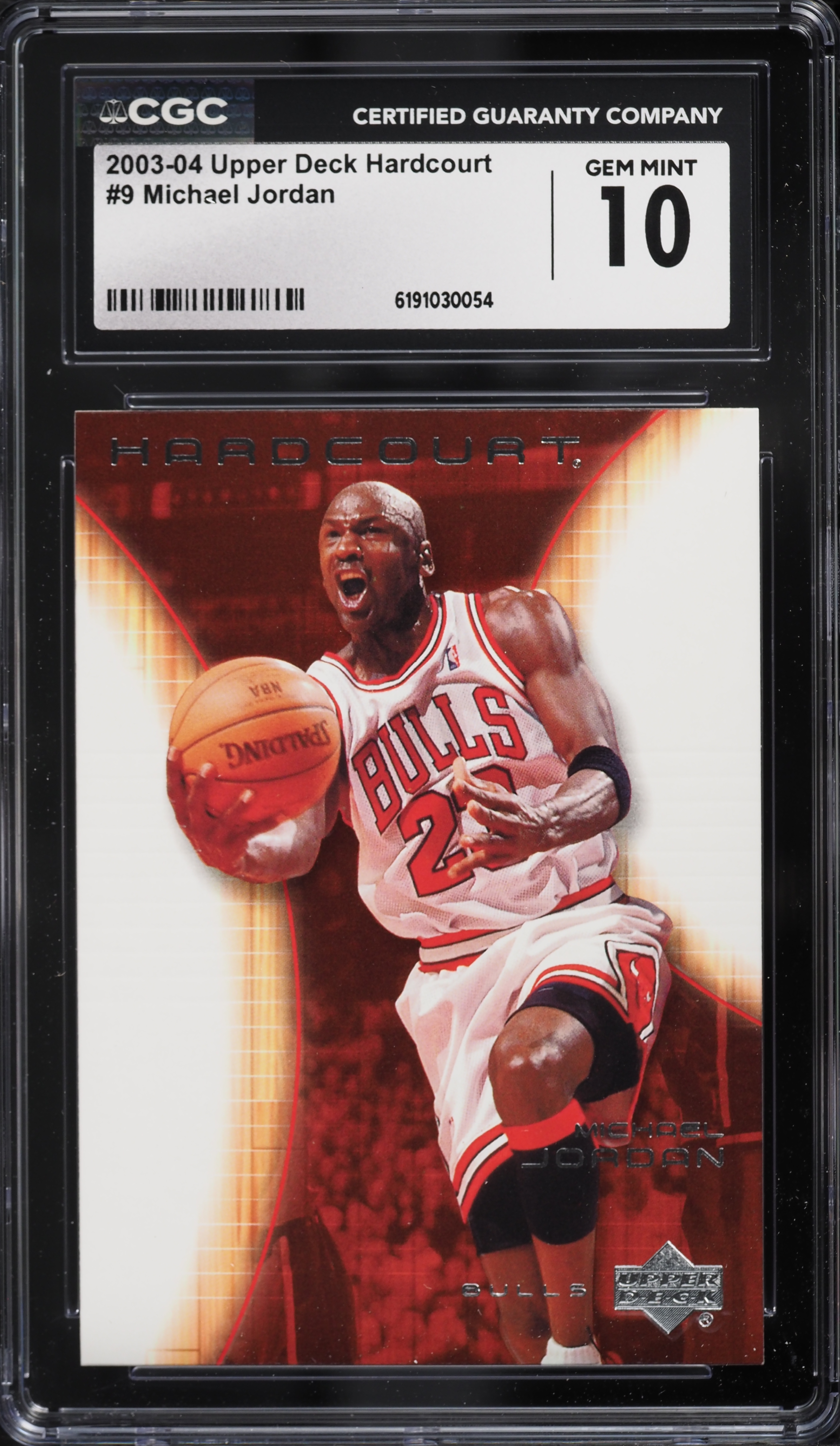 2003 Upper Deck Hardcourt Michael Jordan #9 CGC 10 GEM MINT on
