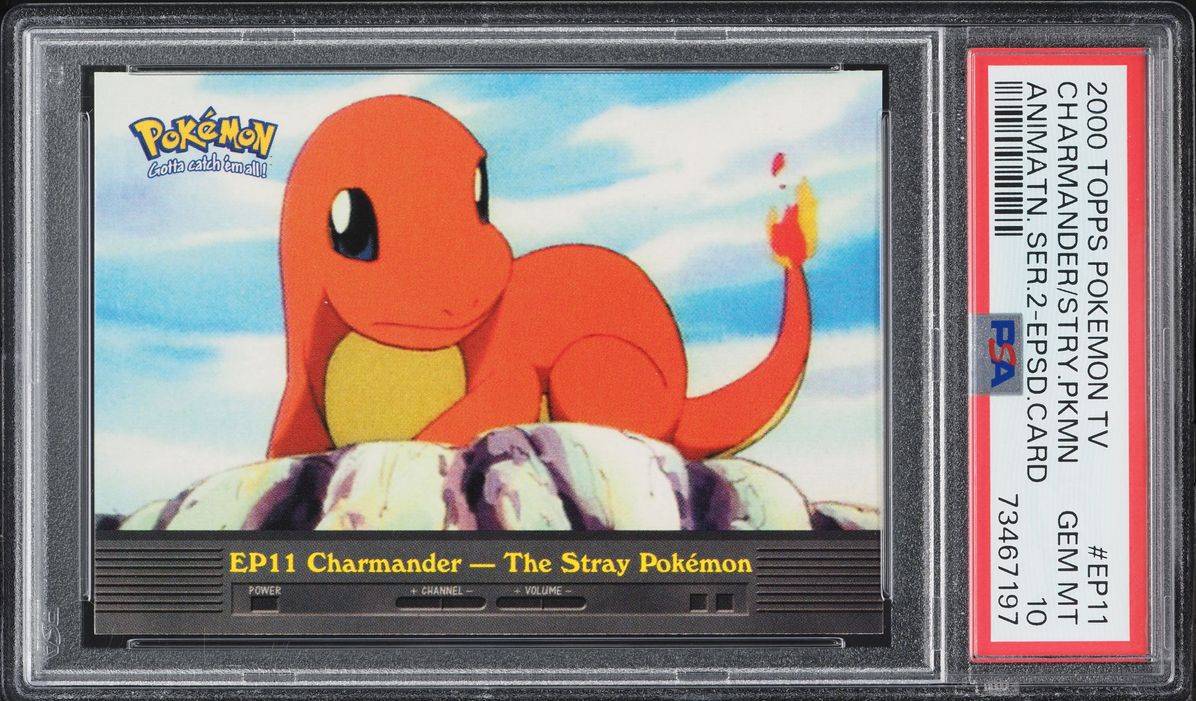 2000 Topps Pokemon TV Animation Series 2 Charmander #EP11 PSA 10 GEM MINT