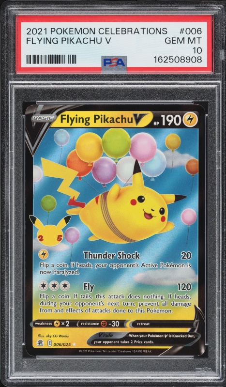 2021 Pokemon SWSH Black Star Promo Celebrations Pikachu V Union
