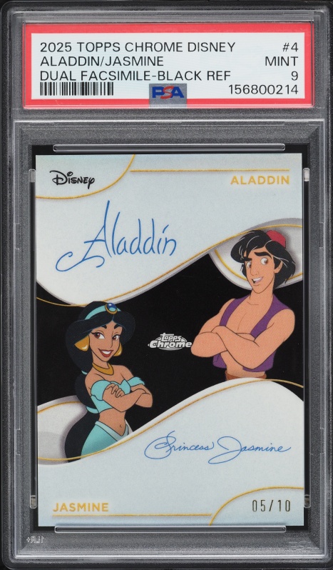 2025 Topps Chrome Disney Icons Aladdin #DI-31 CGC 7.5 NRMT+ on 2025 Topps Chrome Disney Icons Aladdin #DI-31 CGC 7.5 NRMT+ on