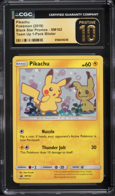 1997 Pokemon Japanese Topsun Holofoil Pikachu #25 PSA 10 GEM MINT