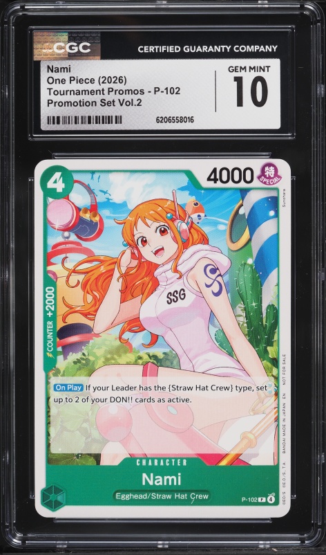 CGC10 PRISTINE金PSA10以上 ナミ OP14-031 Nami OP14-031 Prices | One