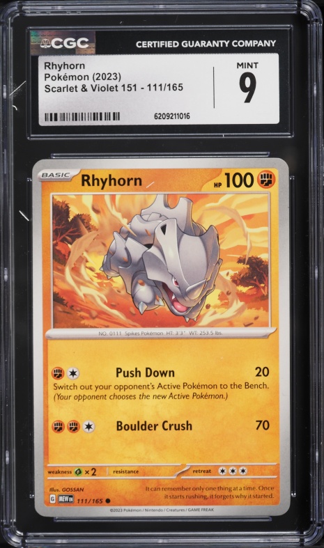 2005 Pokemon World Championships Promo Michael Gonzalez Rhyhorn