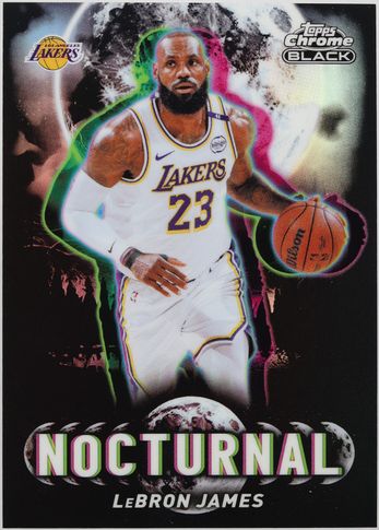 2025 Topps Chrome Finals Superfractor LeBron James 1/1 FIN-1 PSA 8