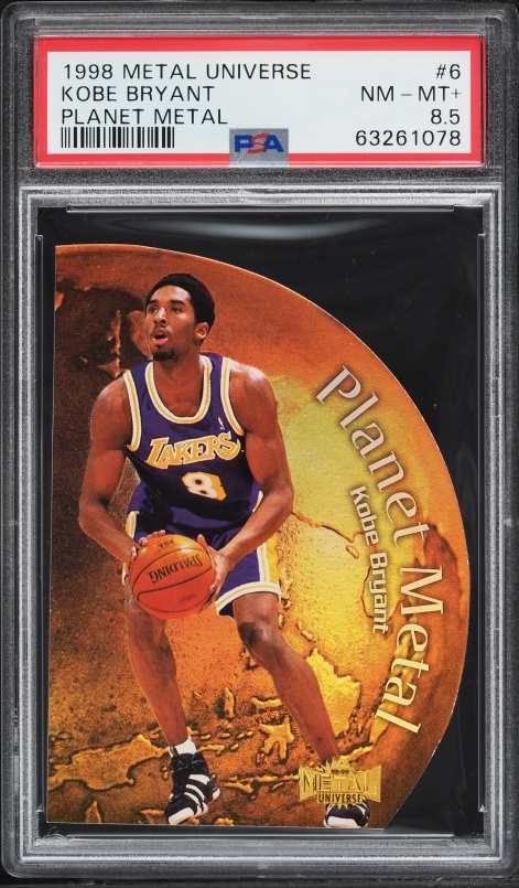 1998 Skybox Premium Soul Of The Game Kobe Bryant #6SG CGC AUTH on