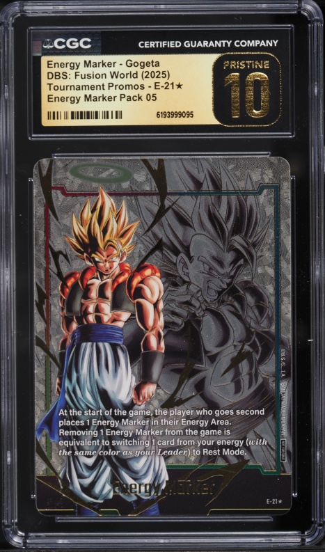 2025 Dragon Ball Super Fusion World Manga Booster 02 Energy Marker