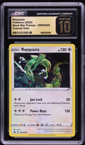 2005 Pokemon EX Emerald Holo Rayquaza #9 CGC 10 GEM MINT on