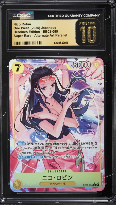 Nico Robin Super Rare EB03-055 CGC PRISTINE 10 on Fanatics Collect
