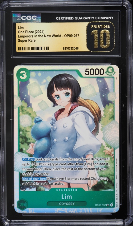 2025 One Piece Legacy Of The Master SP Lim #OP09-037 CGC 10