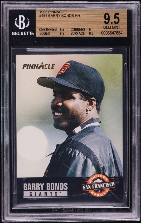 1993 Finest Refractor Barry Bonds ALL-STAR #103 PSA 9 MINT on