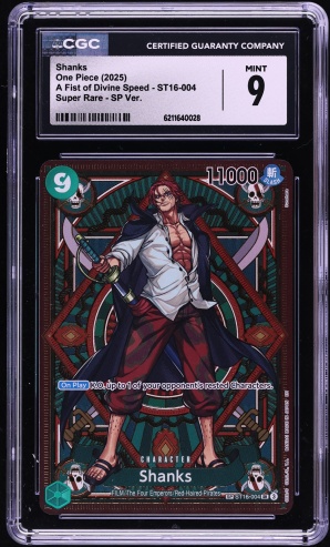 2025 One Piece 2nd Anniversary Set Leader Shanks #OP09-001 PSA 10