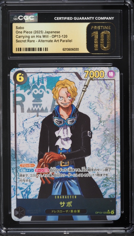 2025 One Piece Tournament Promo Store Treasure Cup SEC Sabo #OP13