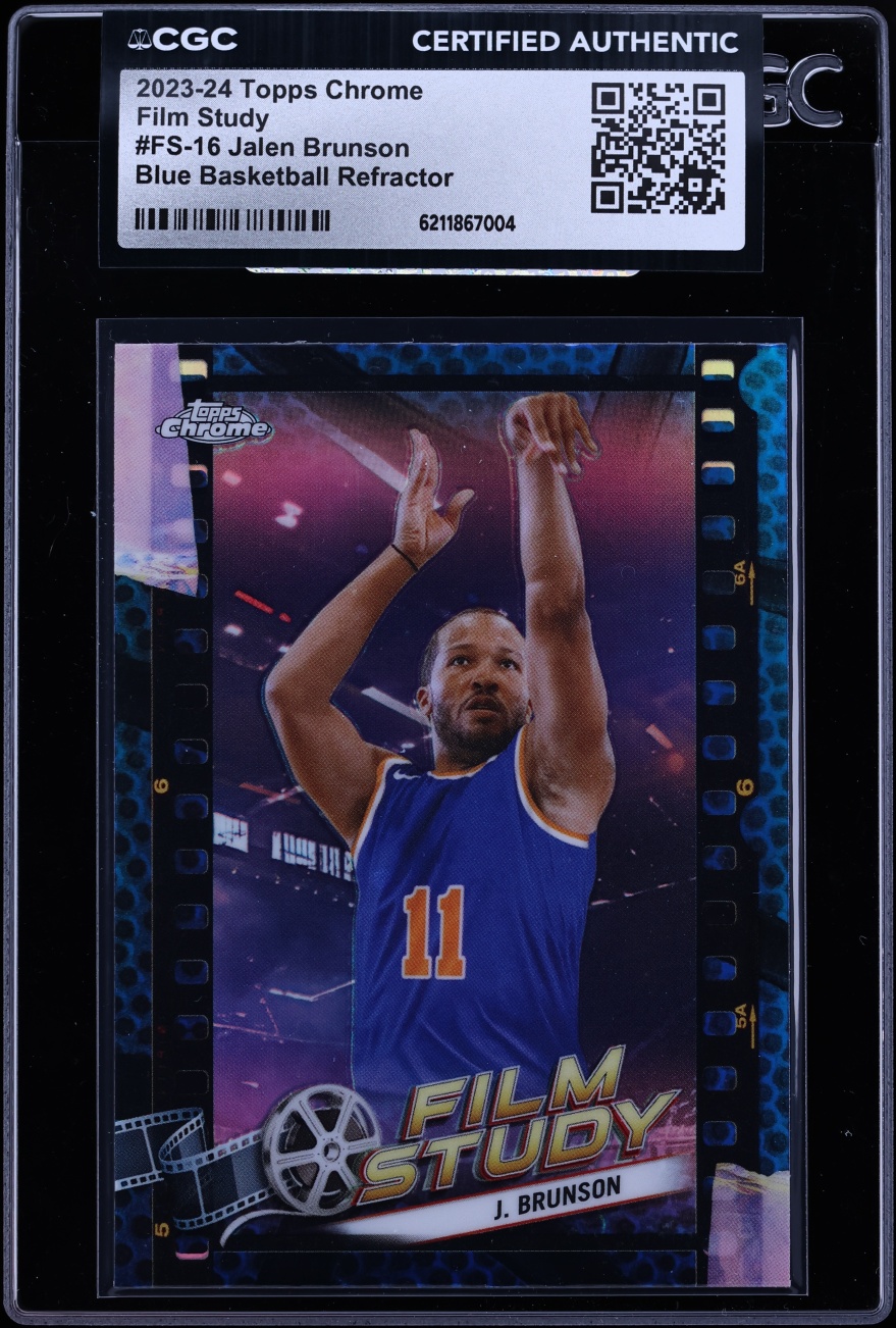 Jalen Brunson #16 2023-24 Panini Flawless Basketball Logoman