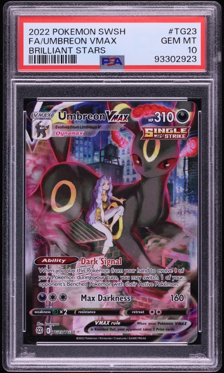 2021 Pokemon Japanese Sword & Shield VMAX Climax Full Art Umbreon