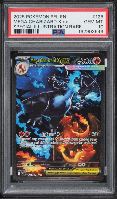 2025 Pokemon Promo UPC Full Art Mega Charizard X ex #23 CGC 9 MINT