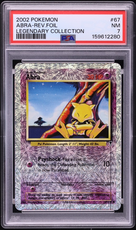 2002 Pokemon Legendary Collection Reverse Holo Vulpix #98 PSA 9