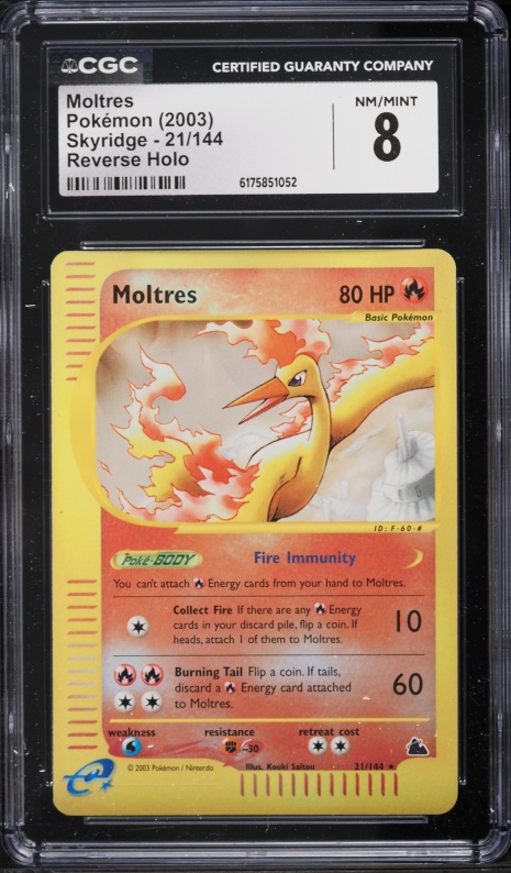 1999 Pokemon Japanese ANA Promo All Nippon Airways Moltres #145