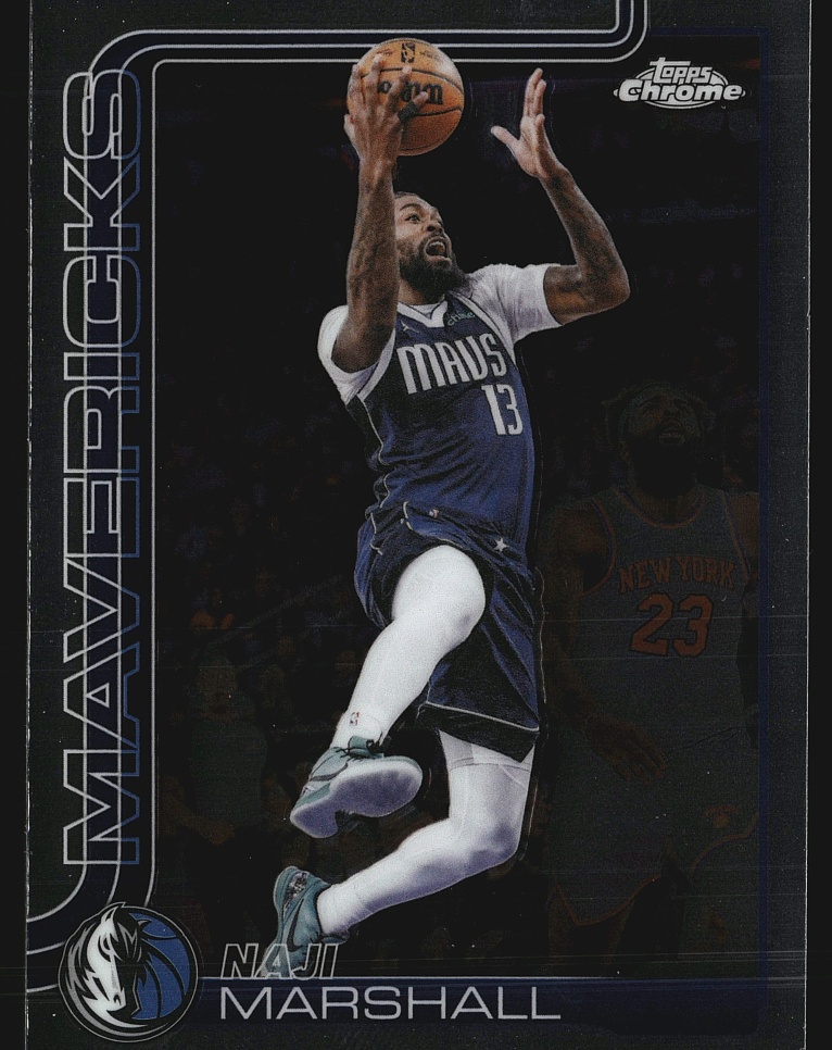 Naji Marshall #120 2025 Topps Chrome Update Sapphire Basketball